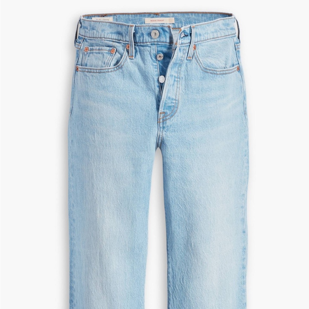 Levi's Sky Blue Straight Leg Jeans